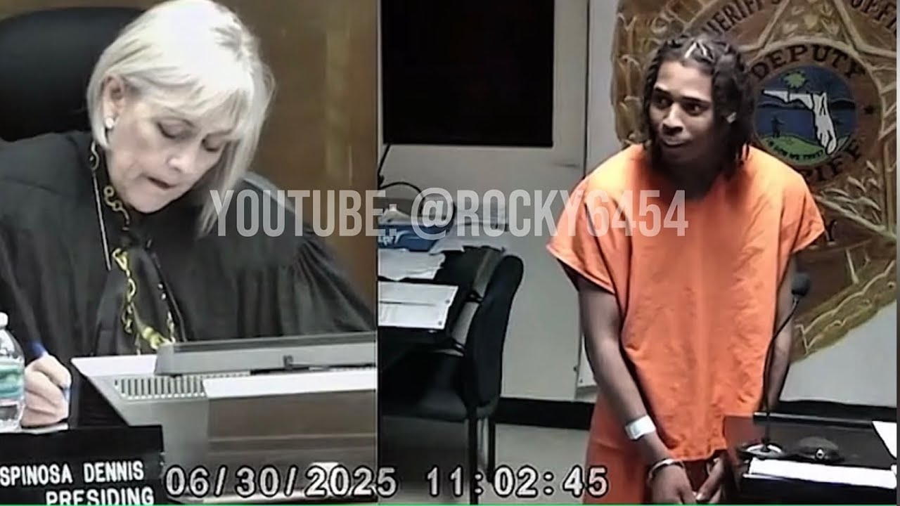 Bronx YGz Gangster/Rapper Dthang Gz appears in Miami Court after G*n Arrest