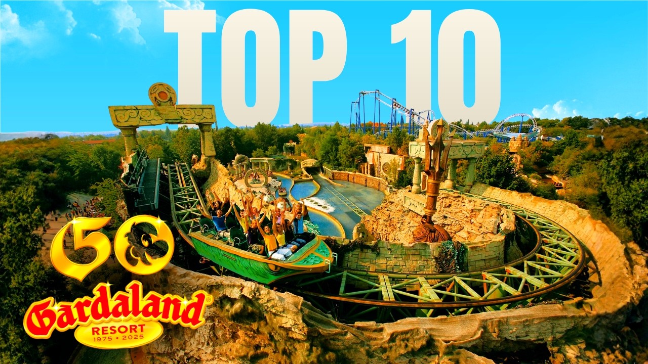 TOP 10 ATTRAZIONI a GARDALAND 2025