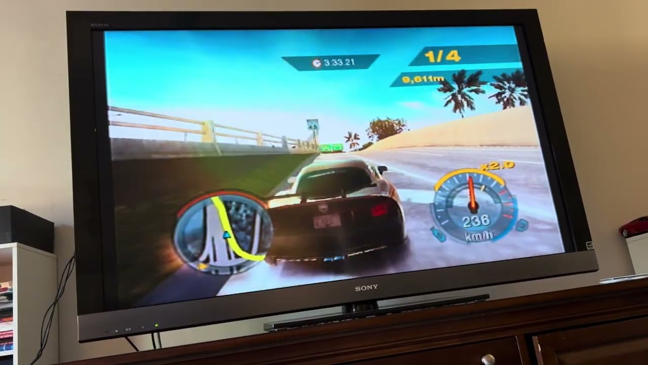 Need For Speed Undercover PS2 Timed Circuit Gold 23,908 Meters 