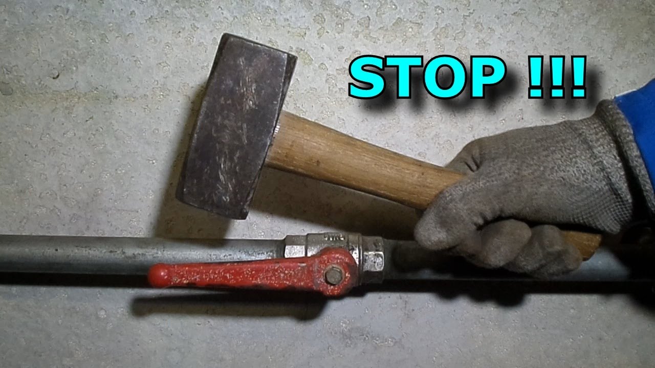 Comment débloquer une vanne à bille ?