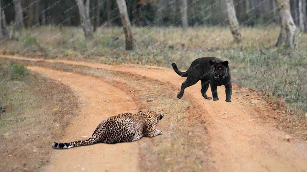 Macan Hitam Ketakutan Sampai NGOMPOL Bertemu Macan Tutul, 15 Momen Gila Hewan Liar Terekam Kamera
