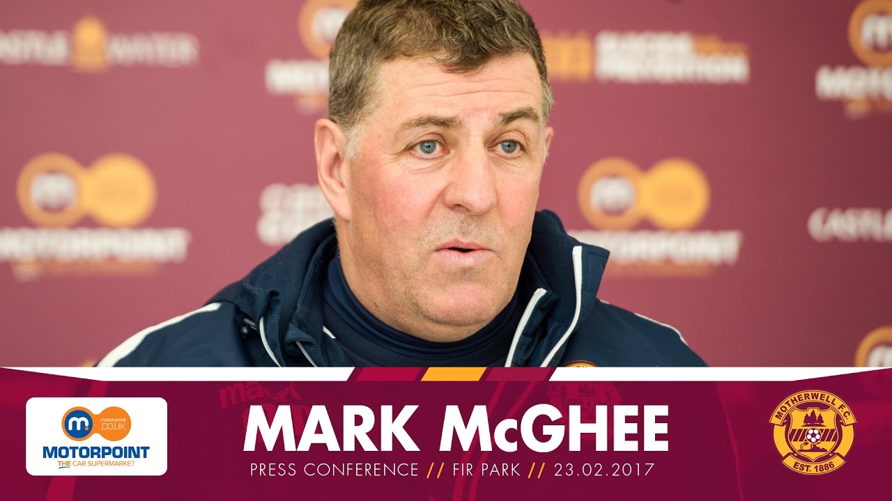 PRESS | Mark McGhee pre Dundee
