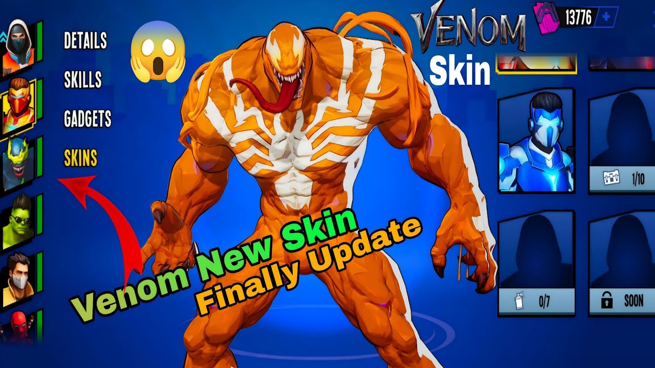 New Venom skin in new latest Christmas update || spider fighter 3 new 🔥 gameplay