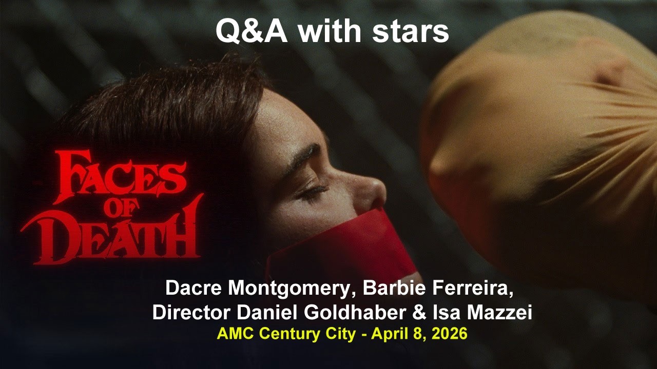 Faces of Death (2026) Cast Q&A: Dacre Montgomery & Barbie Ferreira | AMC Century City