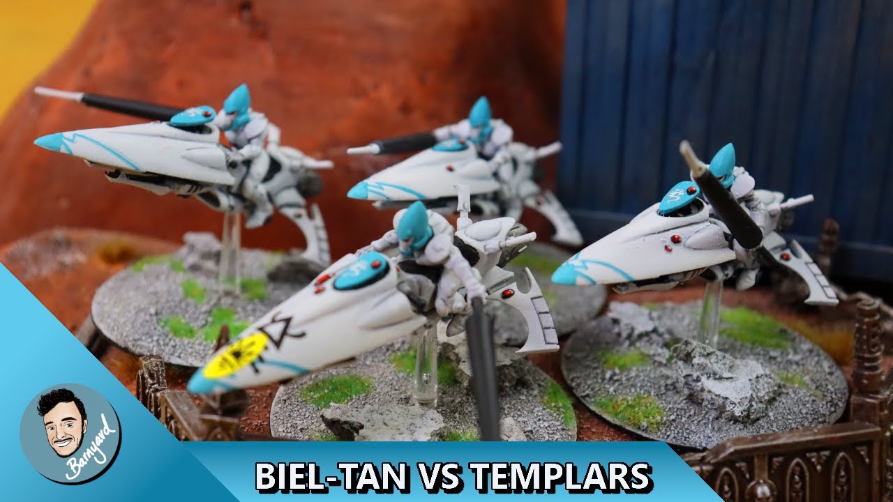 *NEW DATA SLATE* BIEL-TAN VS TEMPLARS WARHAMMER BATTLE REPORT