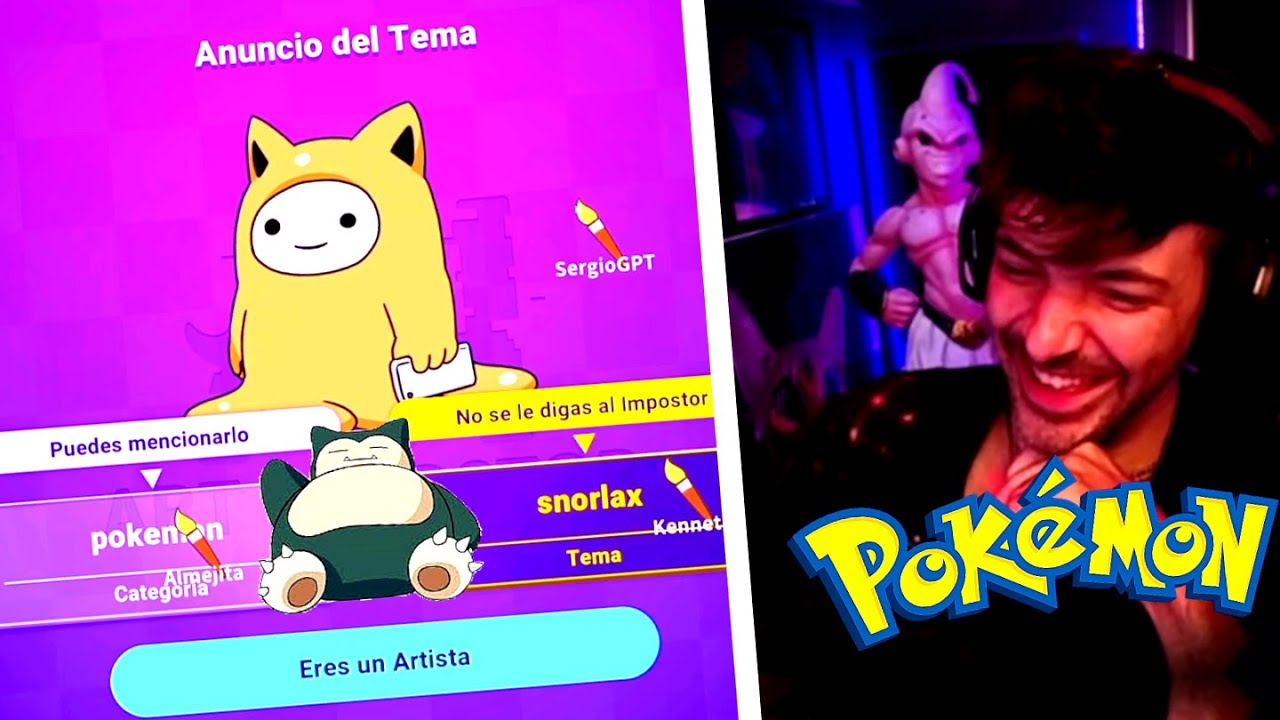 NEXXUZ JUEGA IA ART IMPOSTOR *TEMATICA POKÉMON*