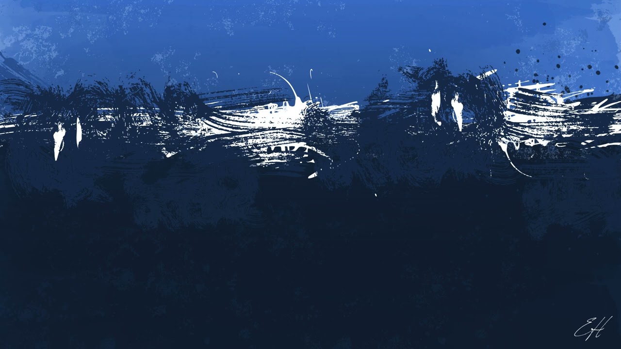 1 Hour Deep Blue Abstract Art | Modern Ambient TV Frame Visuals