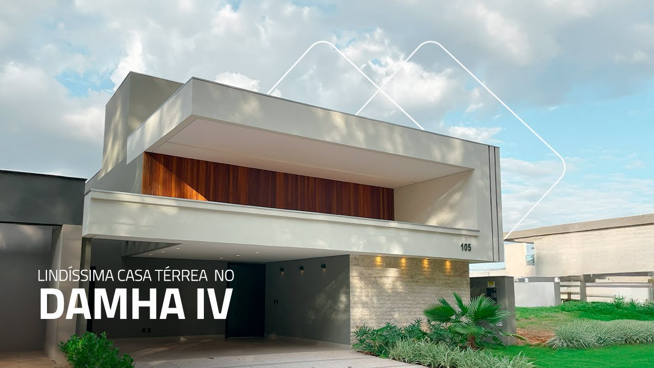 DESIGN MODERNO e INTEGRA&Ccedil;&Atilde;O s&atilde;o pontos fortes desta casa no DAMHA IV | Campo Grande/MS