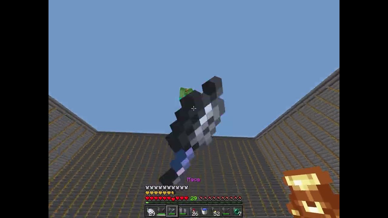 Crappy bedrock mace PVP training