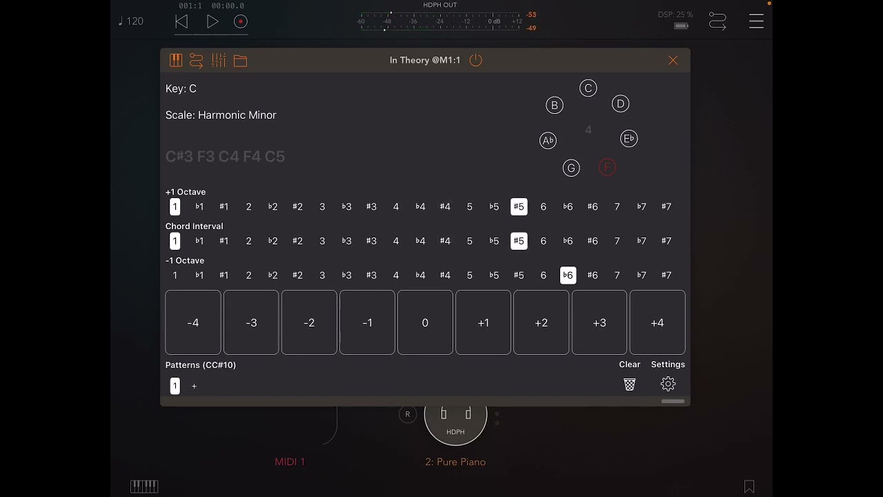 In Theory - Interval Keyboard | Music theory based AUv3 MIDI FOR iOS by Cem Olcay