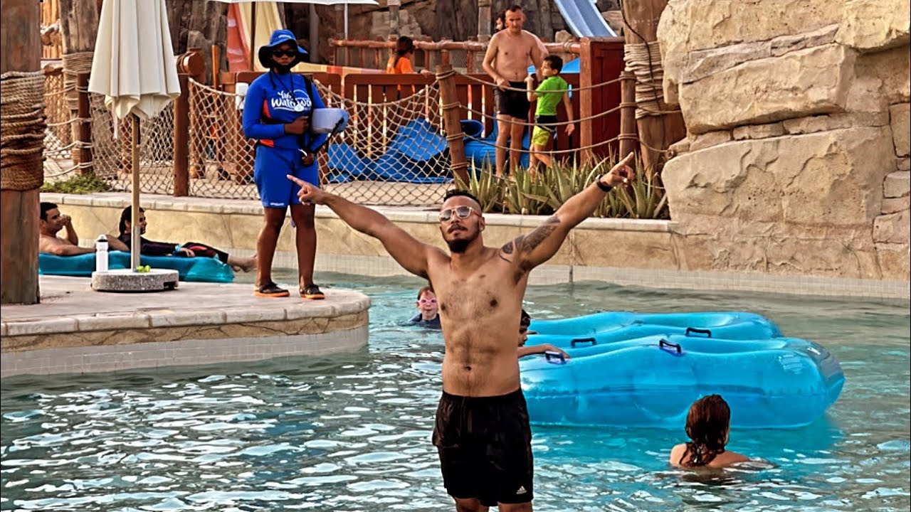 Yas waterworld abu dhabi | tiktok couple manoj aarushi