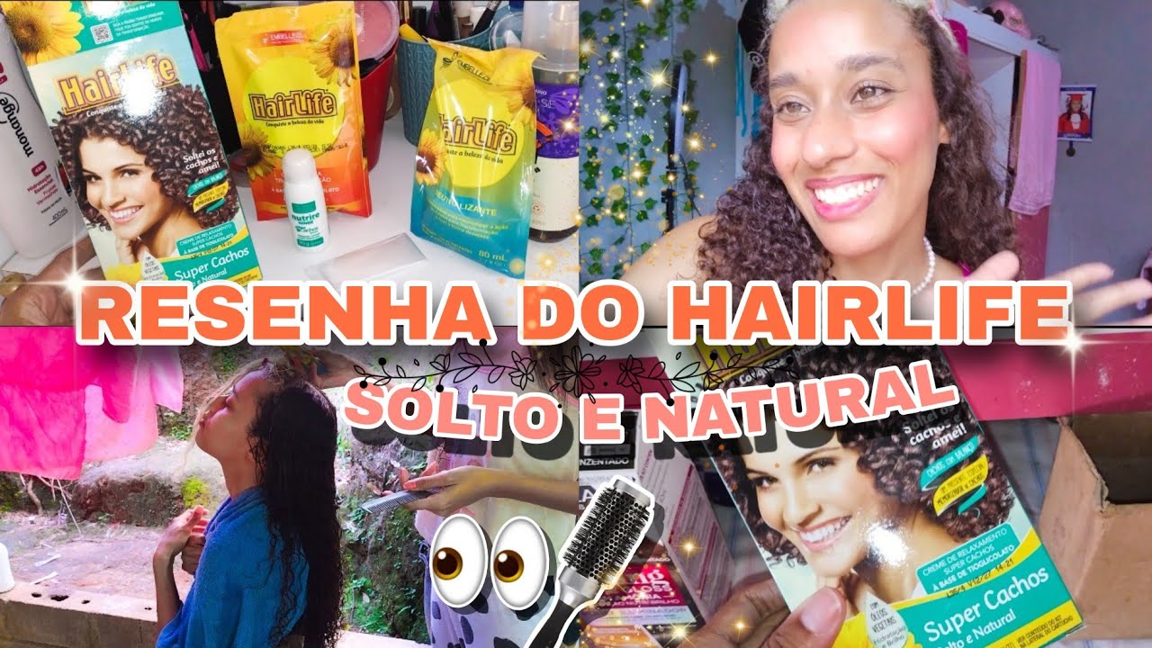 RESENHA E APLICAÇÃO DO HAIRLIFE SUPER CACHOS: SOLTO E NATURAL.. Grávidas e Crianças podem usar!? 👀