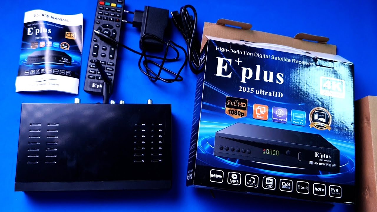 EPlus TV 2025 UltraHD Digital Satellite Receiver 4K in Nigeria | Unboxing & Exploring