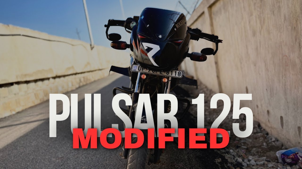 Pulsar 125 Full Headlights Modified Wrap Graphics | New Fog lights Devil eye in Pulsar #pulsar125