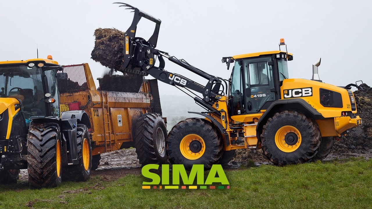 JCB 419S Agri Wheel Loader at SIMA 2017
