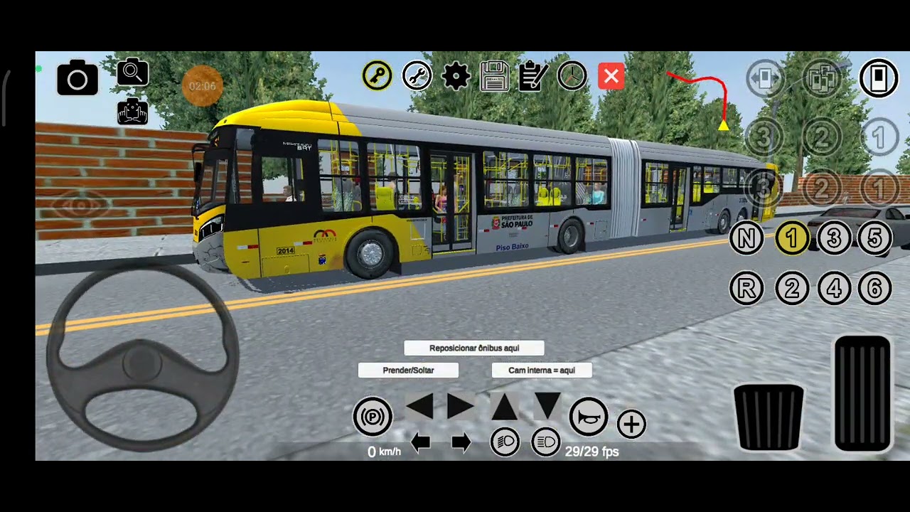 movimentação de ônibus
