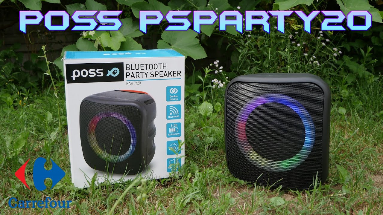 POSS PARTY20 z Carrefoura - tani głośnik z podświetleniem | test, recenzja, review