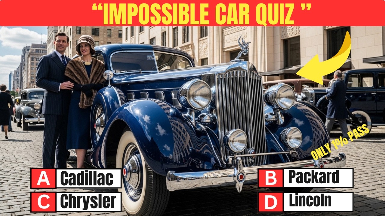 EXTREME IMPOSSIBLE Classic Car Quiz 🚗 Only 1% Experts Can Pass!