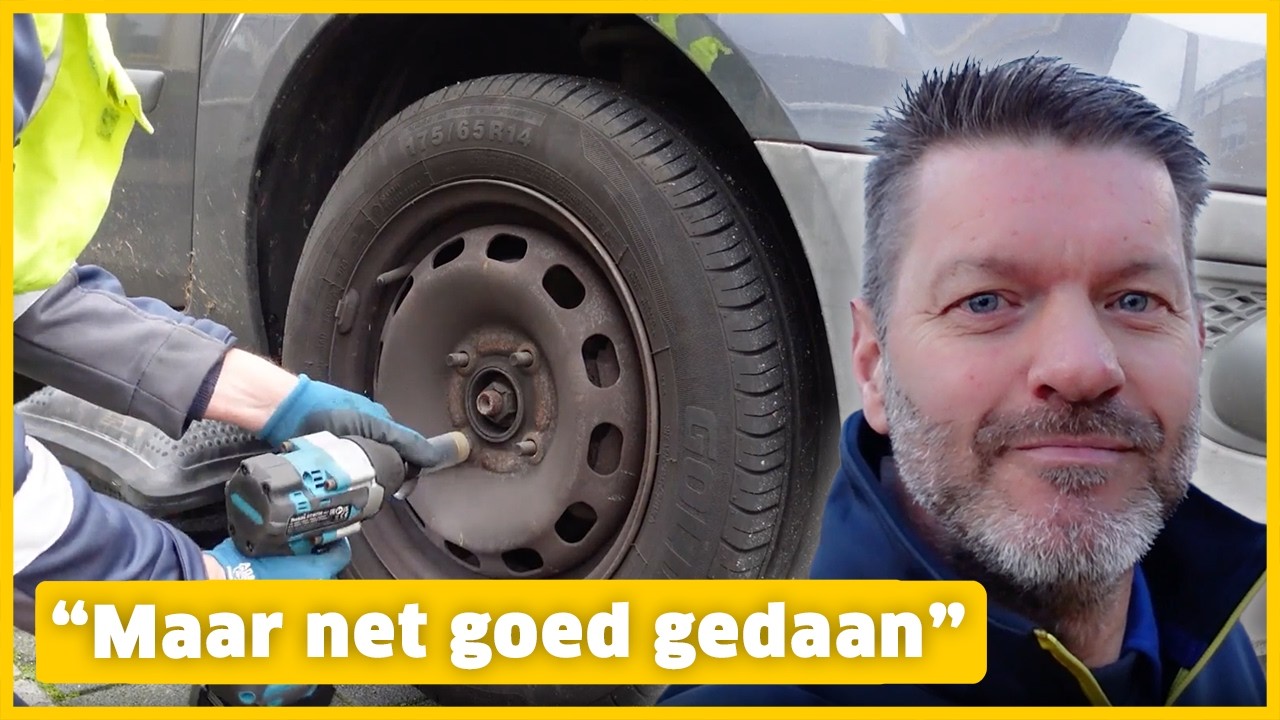 JEROEN repareert gebroken veer en lost hendelpech op | ANWB Wegenwachtvlogs