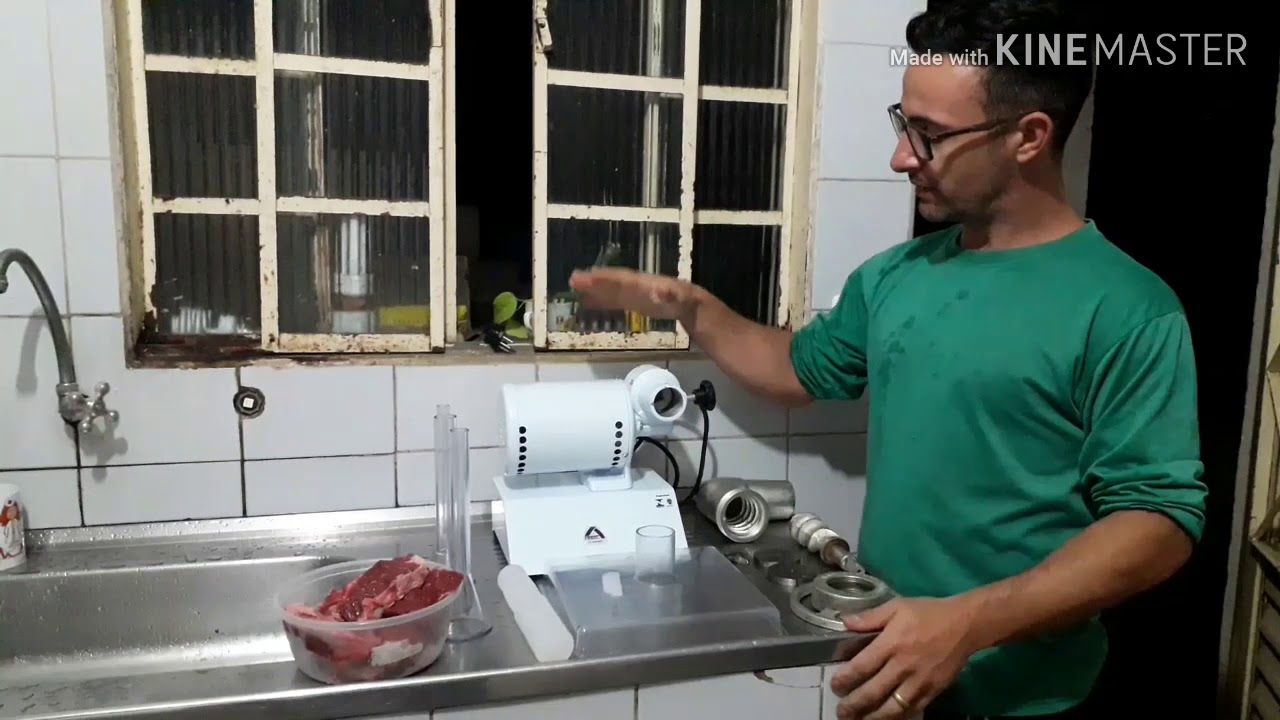 moedor de carne semi profissional