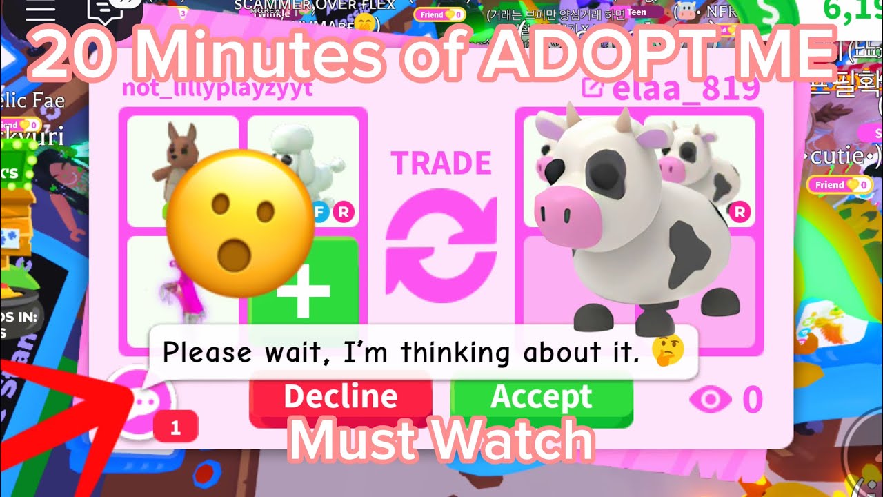 ✨20 Minutes Of ADOPT ME TRADING!✨ HIGH TIER TRADING! Successful Trades! Adopt me!  Roblox!