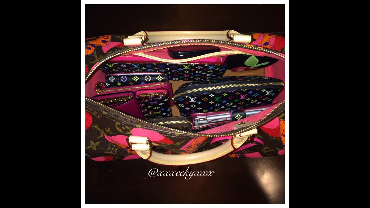 What's in My Bag + How I Organize My Bag: Louis Vuitton Ramages Speedy 30
