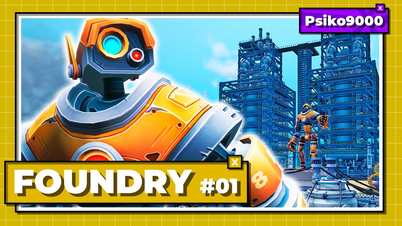 NUEVO JUEGO DE FACTORIAS MULTIPLAYER | FOUNDRY 01 Gameplay Español