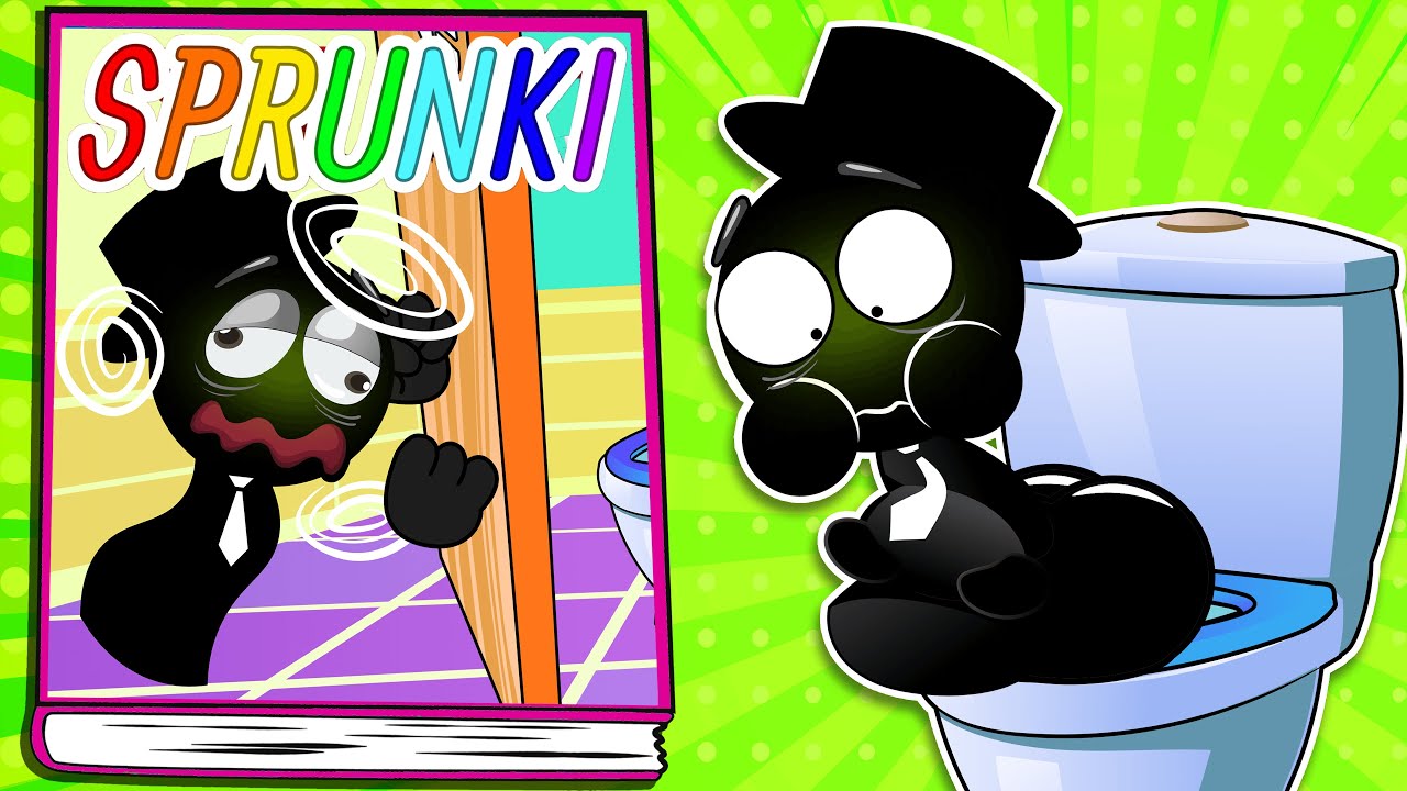 [Paper DIY] Making INCREDIBOX SPRUNKI Game Book 📚 (➕ Black Story Bad toilet Squishy Surgery)