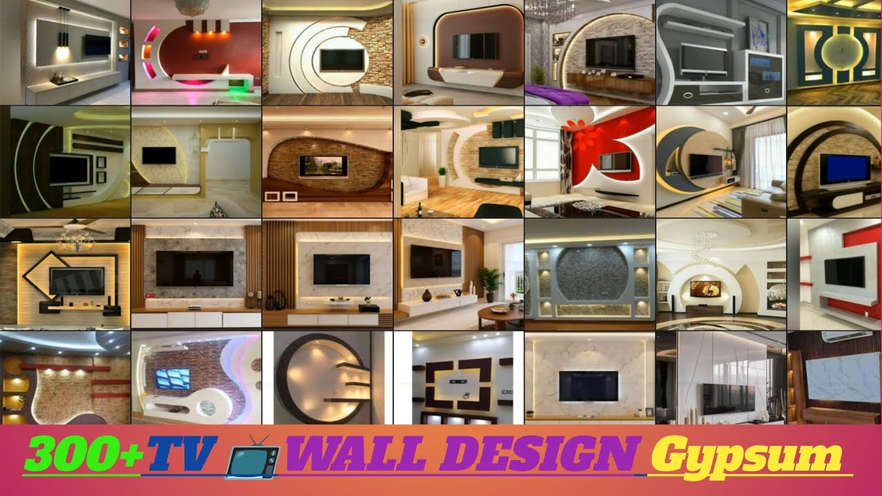 300+Gypsum TV 📺 unit Wall 🧱 Design || 300 modern living room TV Cabinet design||