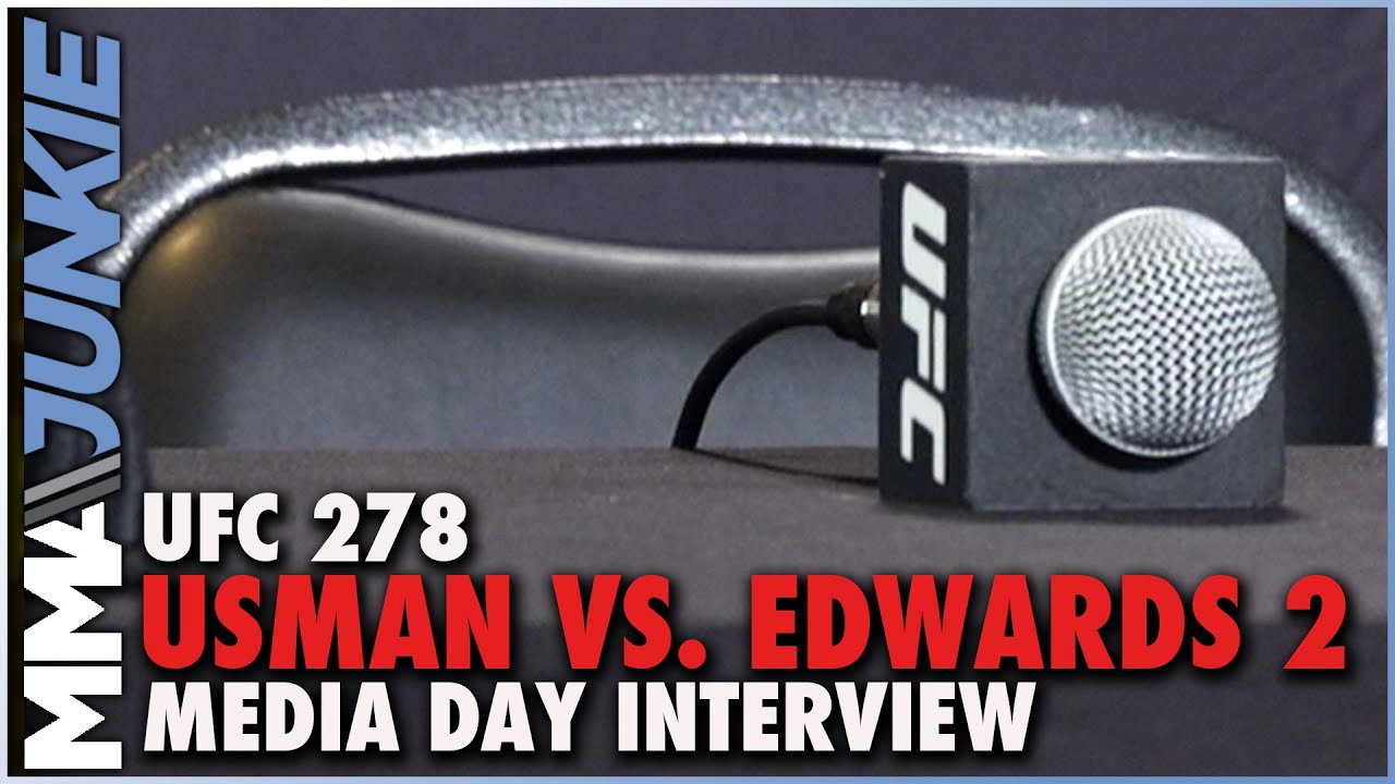 UFC 278: Usman vs. Edwards 2 Media Day Live Stream | Wed. 11:15 a.m. PT/12:15 p.m. ET