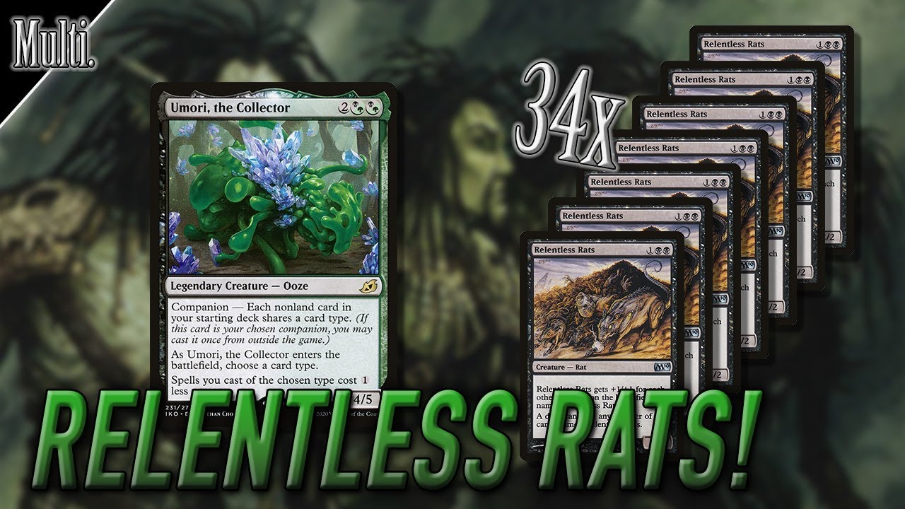 Umori's Relentless Rats! | Commander EDH gameplay | eedi H tribalkai