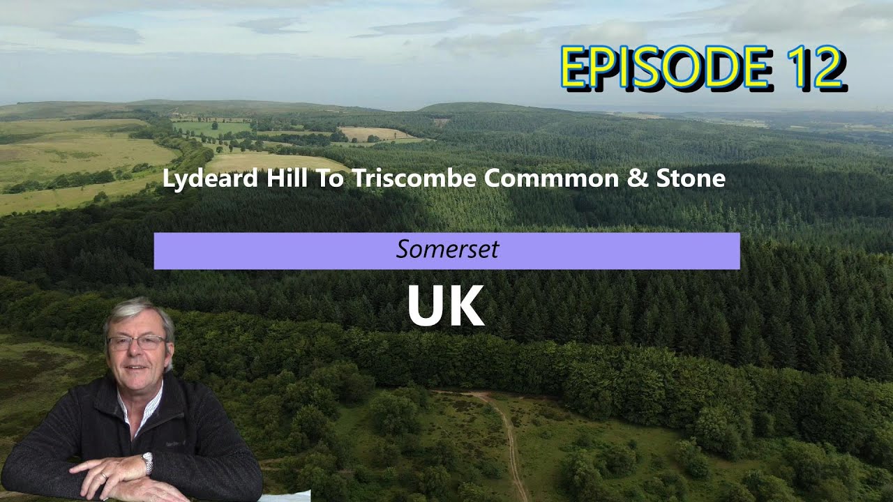 LYDEARD HILL TO TRISCOMBE STONE & COMMON TAUNTON somerset UK CINEMATIC. DJI MAVIC ZOOM & AIR 1.