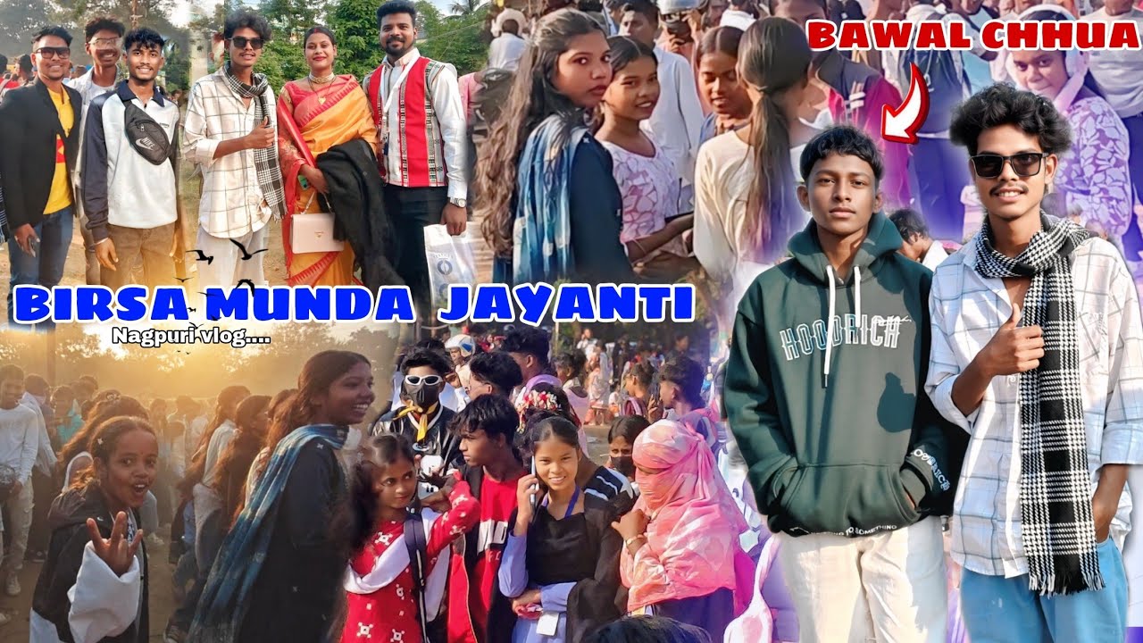 BIR BIRSA MUNDA JAYANTI SECTOR 2 VLOG II Full Mastiii ll Nagpuri Vlog 