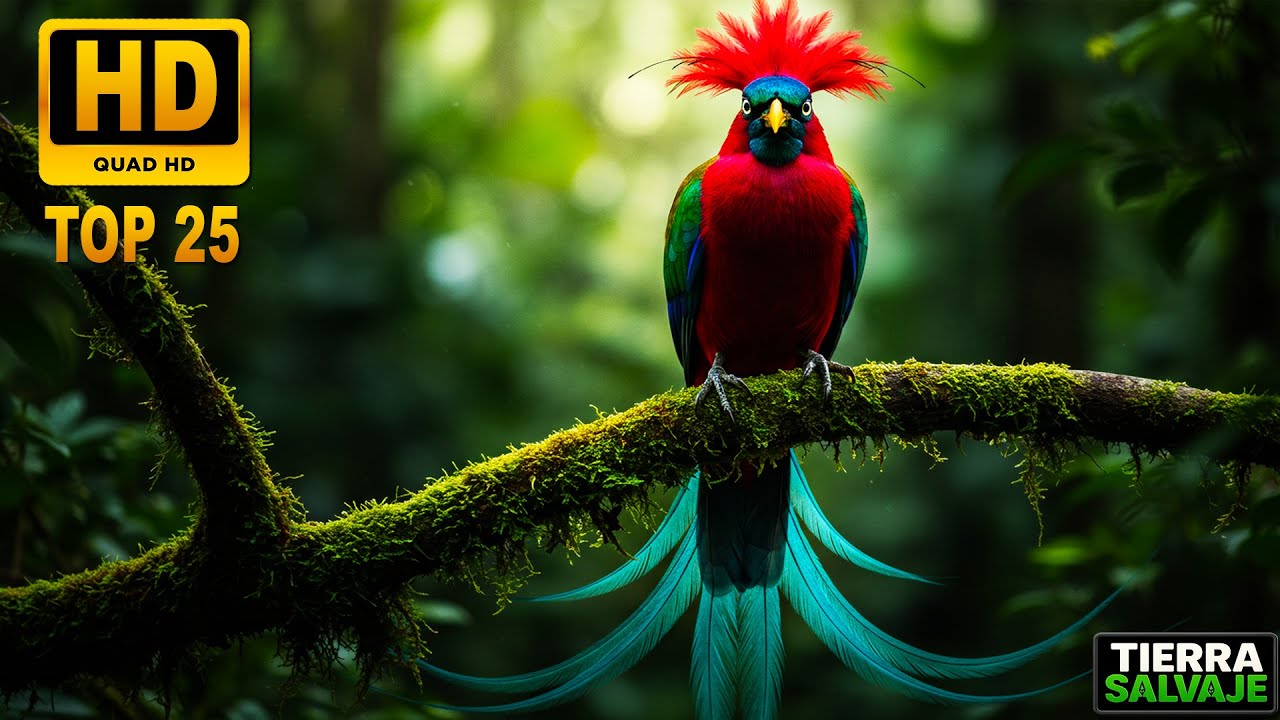 Las 25 AVES M&Aacute;S Hermosas del Planeta (Un DOCUMENTAL PARA Sentarse a Cenar)