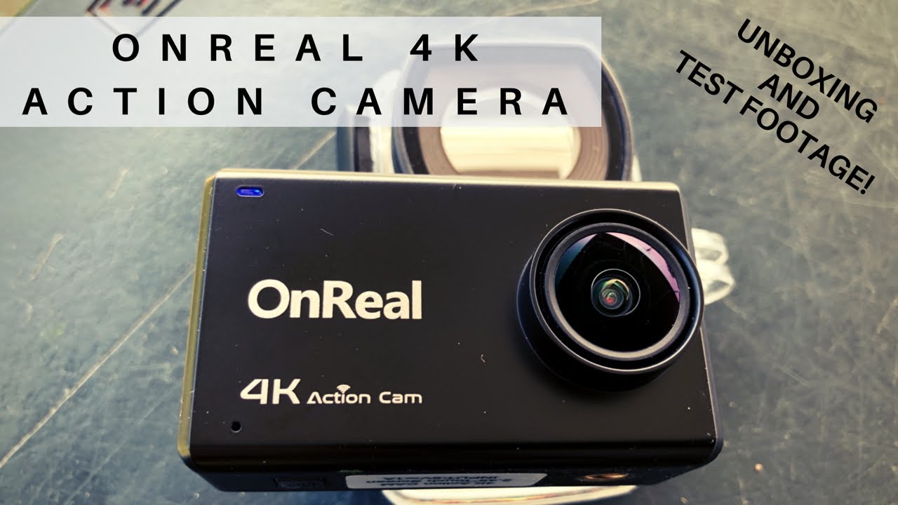 OnReal 4K Action Camera - Unboxing, Walkthrough, Demostration, and actual footage