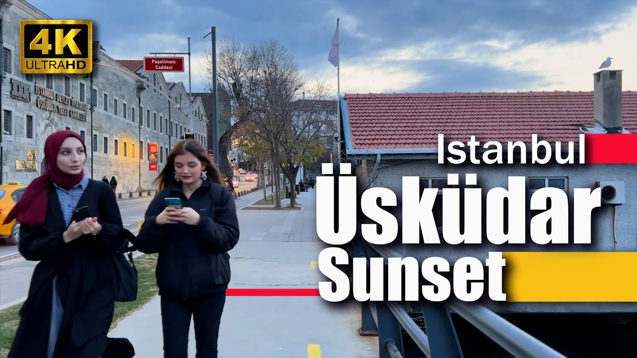 Istanbul 2022 | Uskudar Neighborhood | December Walking Tour|4k UHD 60fps