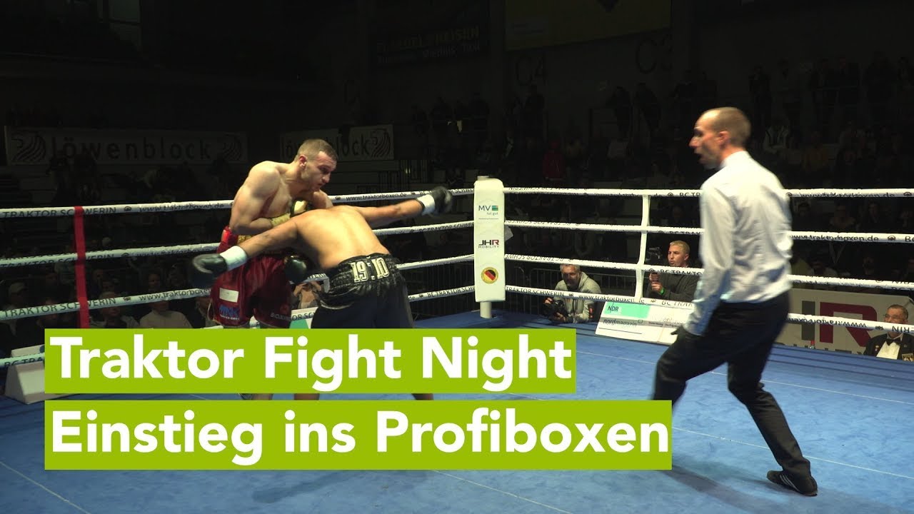 Traktor Fight Night begeistert Schwerin: Denis Radovan siegt durch T.K.O.