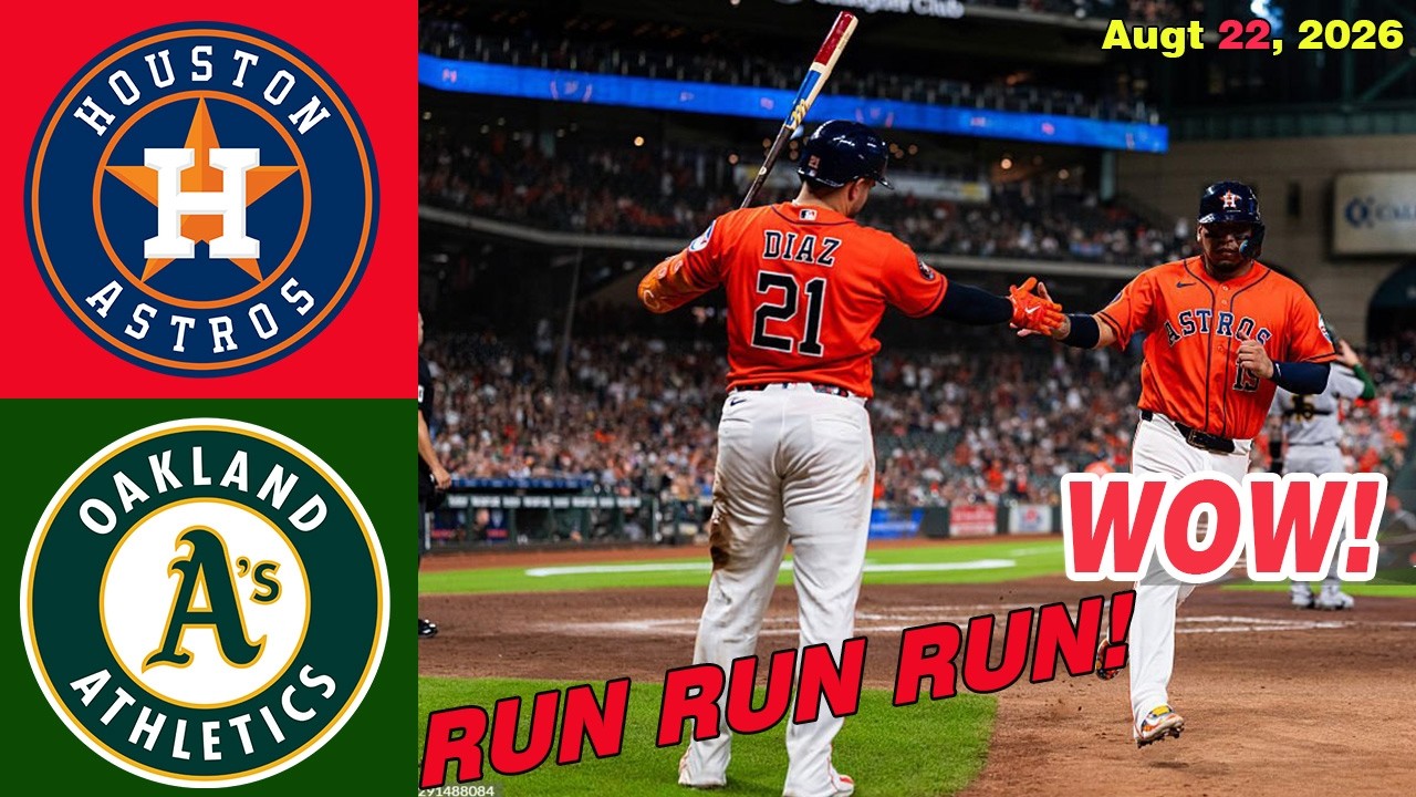 Обзор матча Athletics против Houston Astros | 22 августа 2026 г.