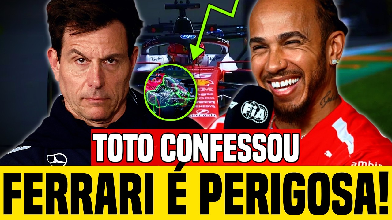🚨A FERRARI ASSUSTOU A MERCEDES! O aviso de Toto Wolff que agitou Melbourne