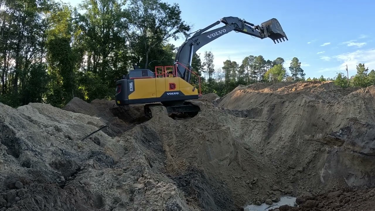 New Core Trench Is Full Of Clay Now