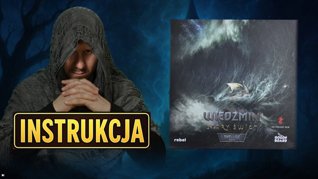 WIEDŹMIN STARY ŚWIAT dodatek Skellige Instrukcja | Zasady gry w 5 minut