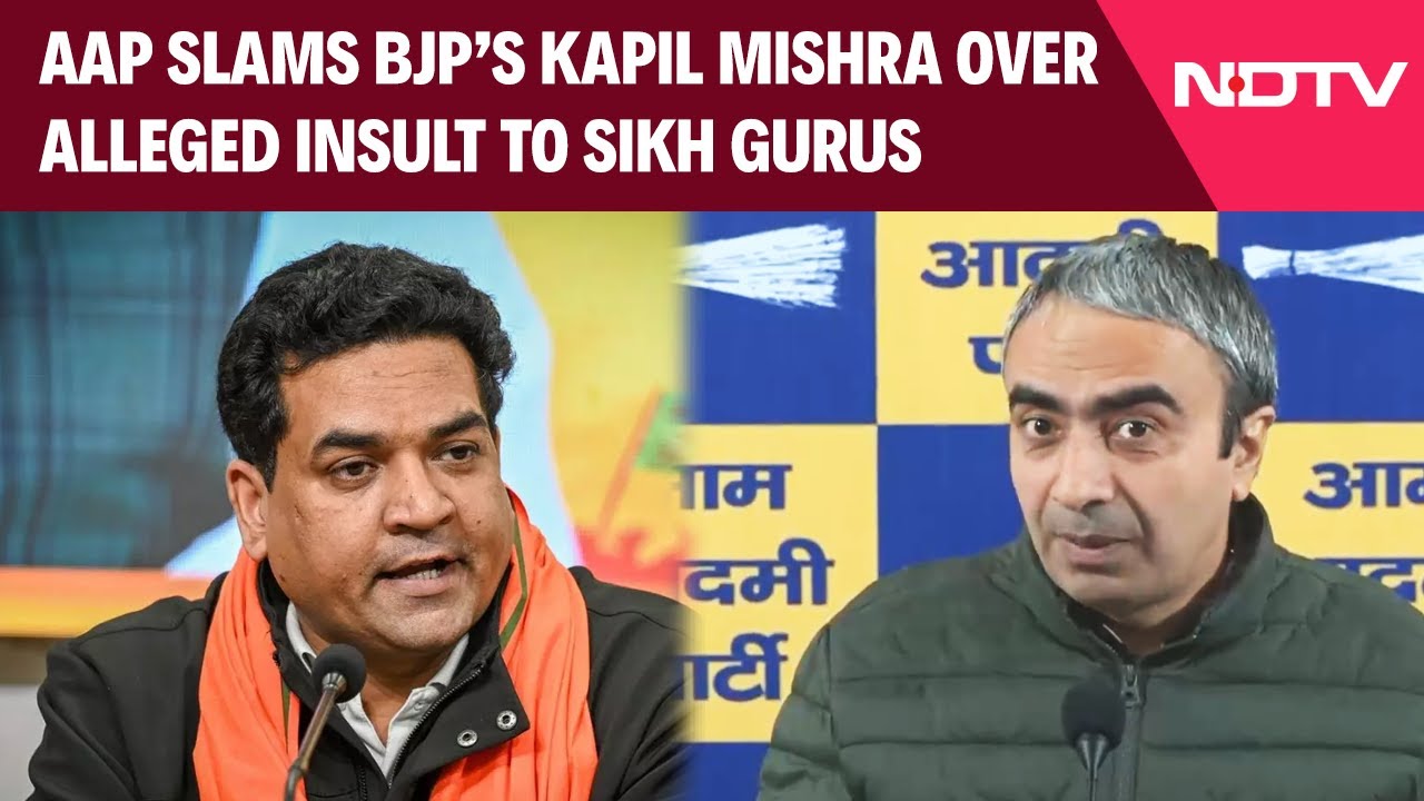 AAP Slams BJP Minister Kapil Mishra Over Alleged Insult to Sikh Gurus