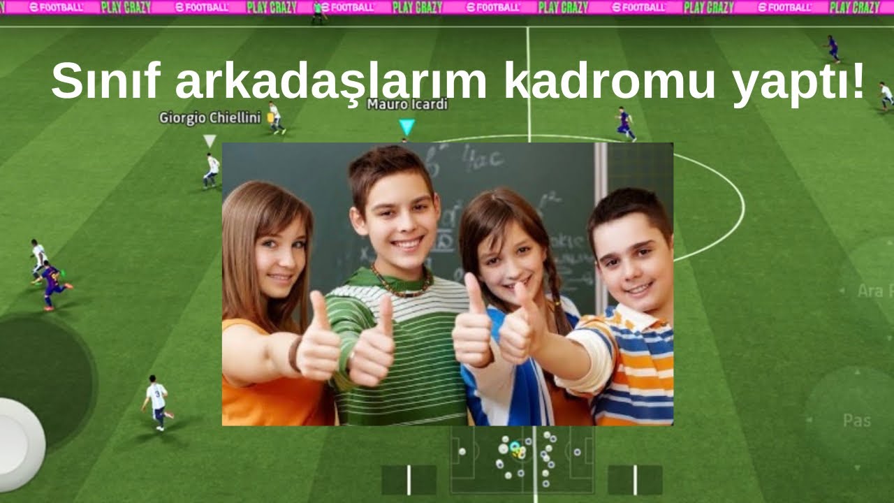Sınıf arkadaşlarım kadromu belirledi! #efootball 