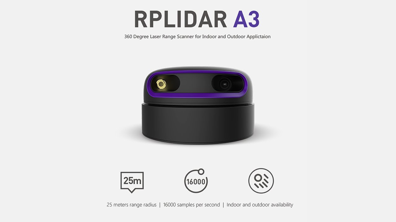 SLAMTEC RPLIDAR A3 Laser Range Scanner for indoor and outdoor