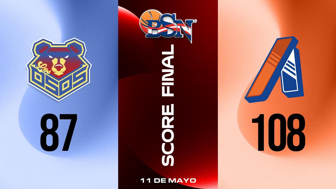 Osos de Manati vs. Atleticos de San German - Juego Resumido - BSN2026