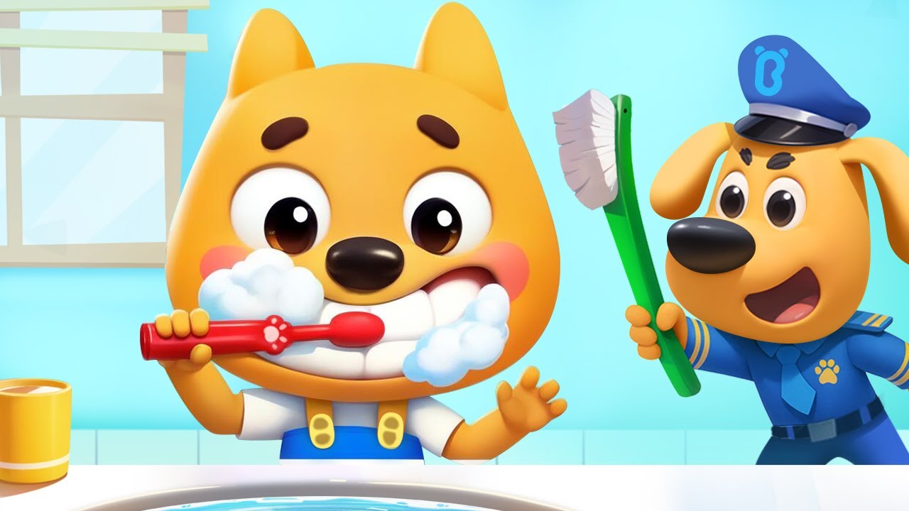 Brush Your Teeth | Kids Learn Good Habits | Cartoon | Sheriff Labrador | BabyBus TV