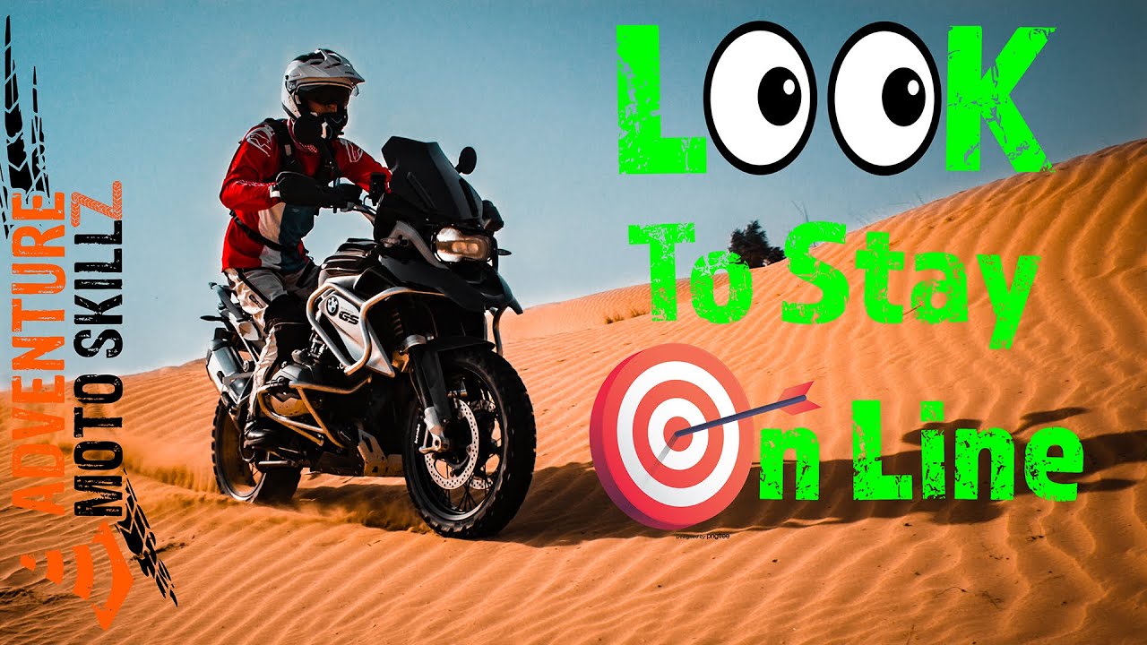 How Your Vision Can Keep You On Line In ADV Motorcycle Riding - Motorcycle Agility Course Training