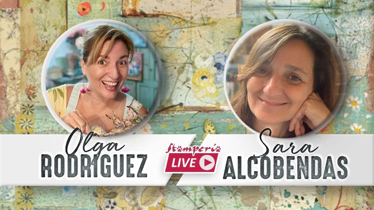 “Van Gogh arround me” clase en línea para Stamperia con Sara Alcobendas + Olga Rodríguez