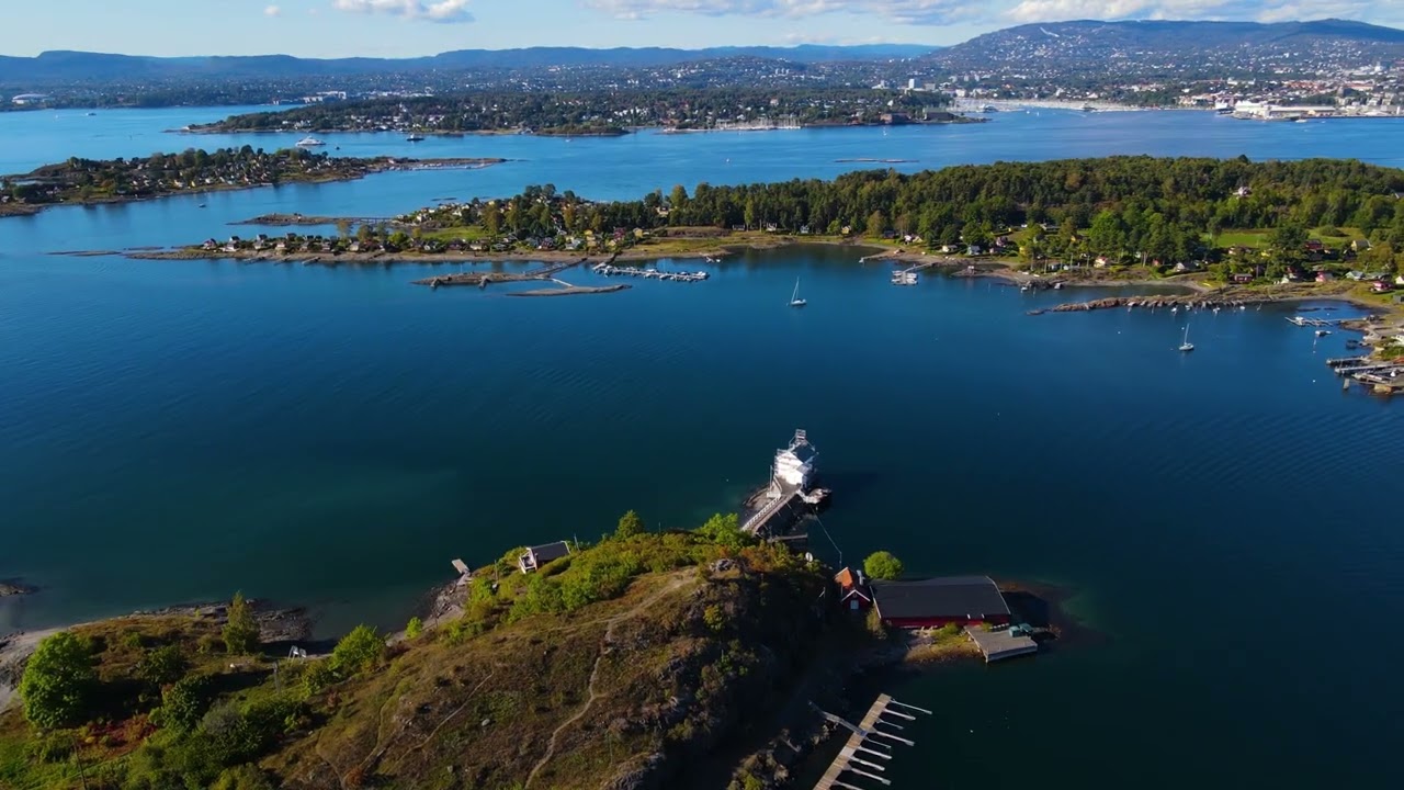 Oslo fra luften | Oslomarka og Oslofjorden