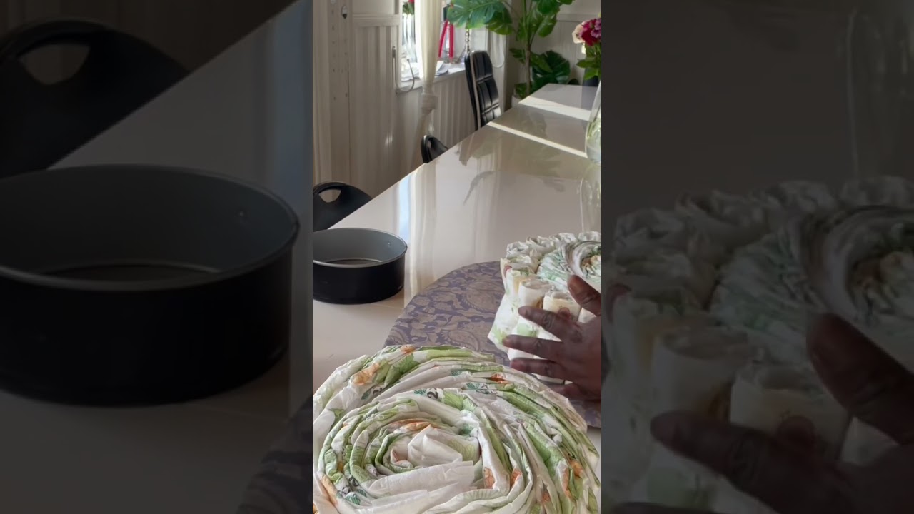 How To Make Amazing Baby Shower Diaper Cake Tutorial